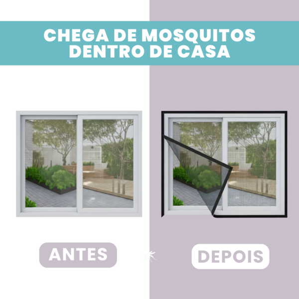 Tela Mosquiteira (1,25m por 1,15m) - Imagem 3